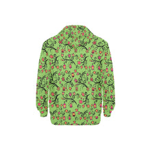 Load image into Gallery viewer, LightGreen Yellow Star Men&#39;s Long Sleeve Fleece Hoodie
