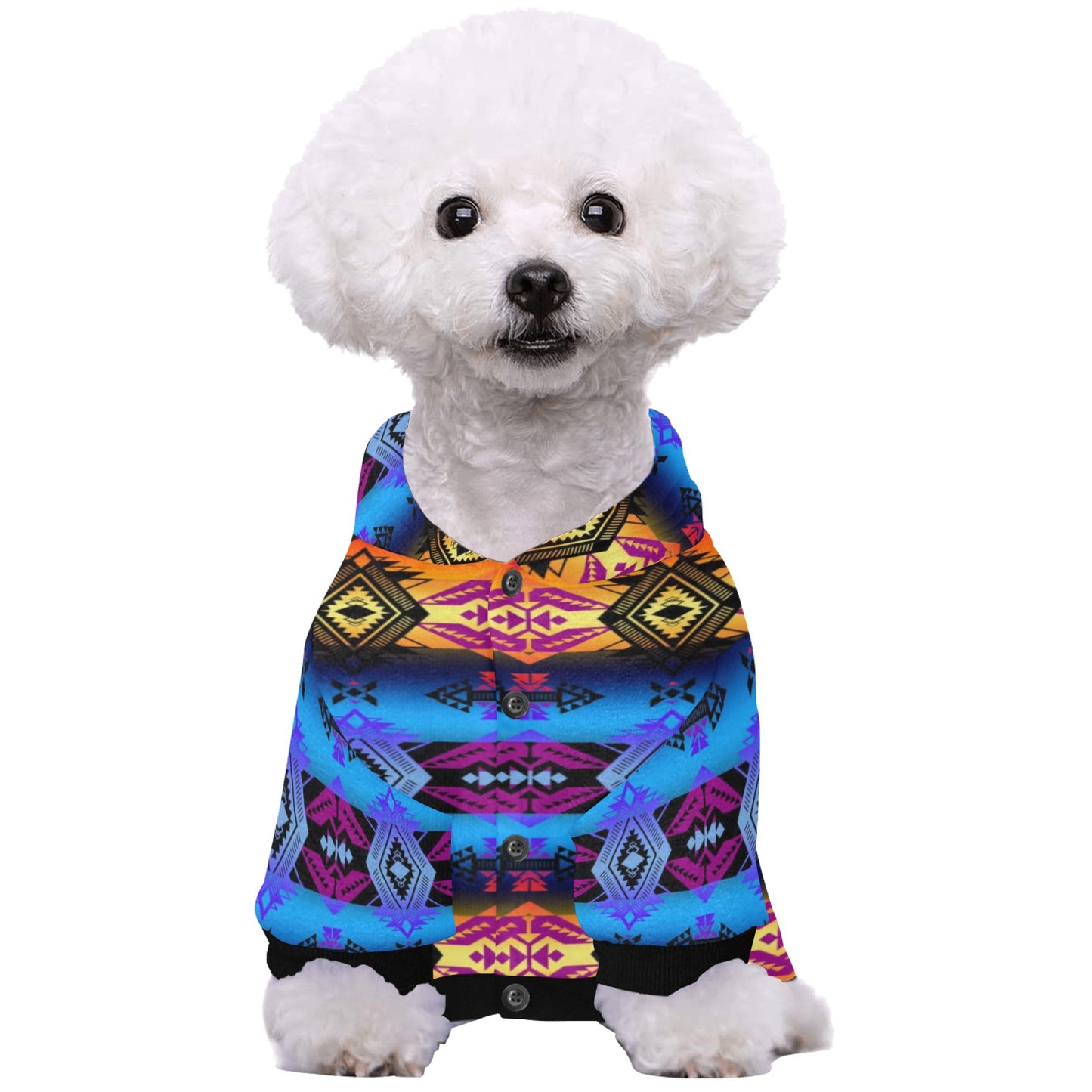 Sovereign Nation Sunset Pet Dog Hoodie