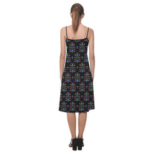 Load image into Gallery viewer, Dakota Damask Black Alcestis Slip Dress
