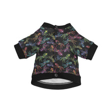 Load image into Gallery viewer, Neon Floral Horses Pet Dog Round Neck Shirt
