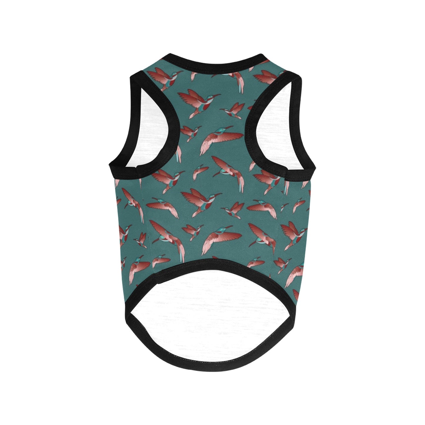 Red Swift Turquoise Pet Tank Top