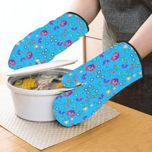 Load image into Gallery viewer, Fleur Indigine Ciel Oven Mitt &amp; Pot Holder
