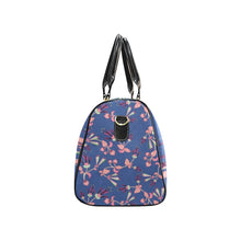 Load image into Gallery viewer, Swift Floral Peach Blue New Waterproof Travel Bag/Small
