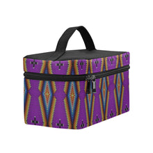 Load image into Gallery viewer, Diamond in the Bluff Purple Cosmetic Bag/Large
