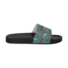 Load image into Gallery viewer, Red Swift Turquoise Men&#39;s Slide Sandals
