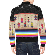 Load image into Gallery viewer, Ledger Round Dance Midnight Bomber Jacket for Men
