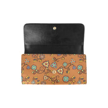 Load image into Gallery viewer, Fire Bloom Light Women&#39;s Trifold Wallet
