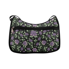 Load image into Gallery viewer, Purple Beaded Rose Crossbody Bags
