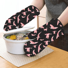 Load image into Gallery viewer, Strawberry Black Oven Mitt &amp; Pot Holder
