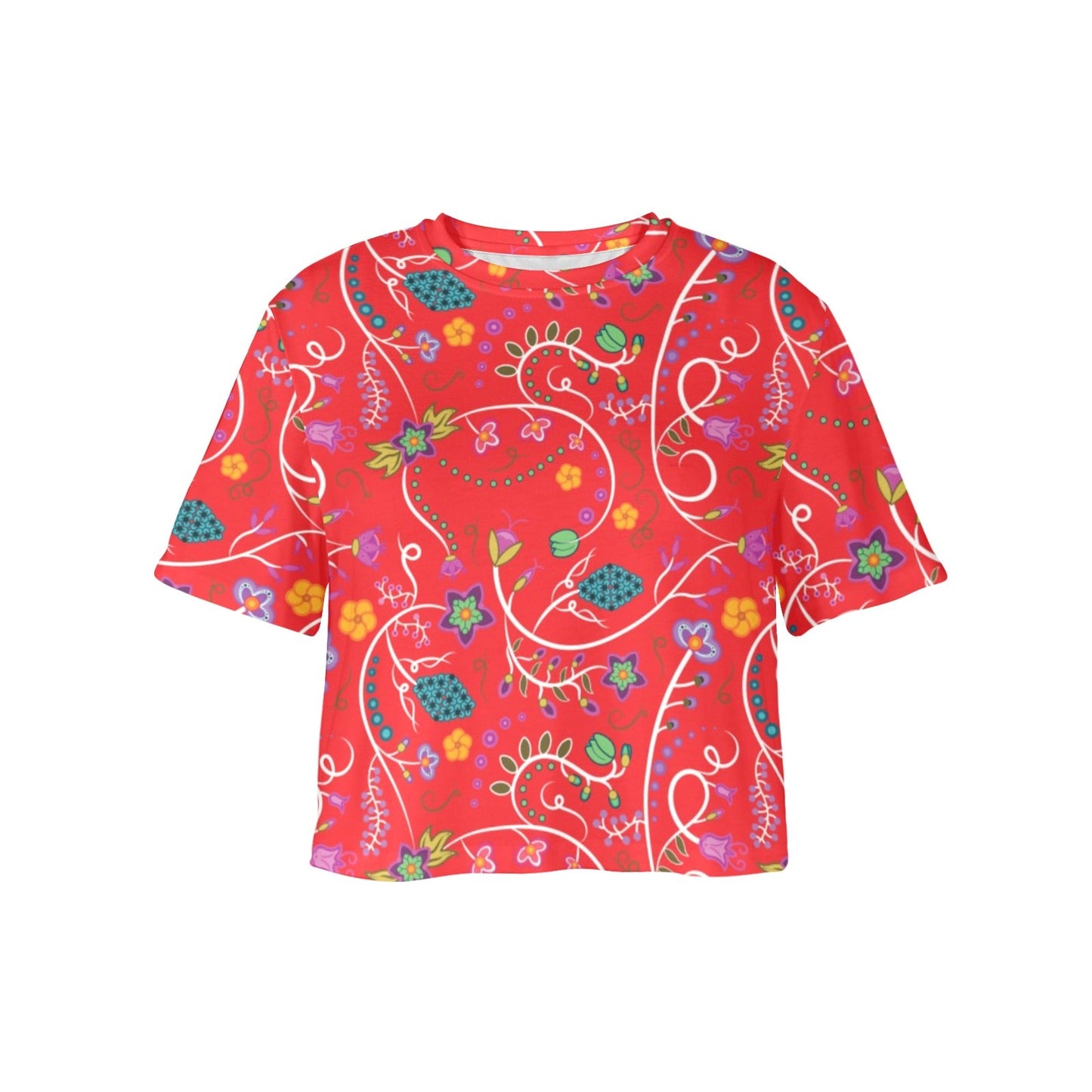 Fresh Fleur Fire Crop Top
