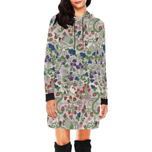 Load image into Gallery viewer, Grandmother Stories Bright Birch Hoodie Dress
