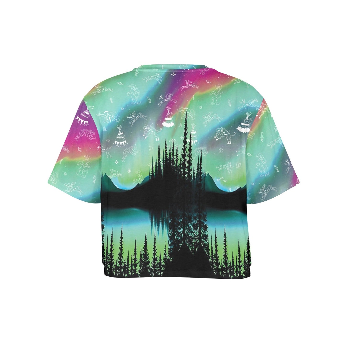 Aurora Medicine Animals 2 Crop Top