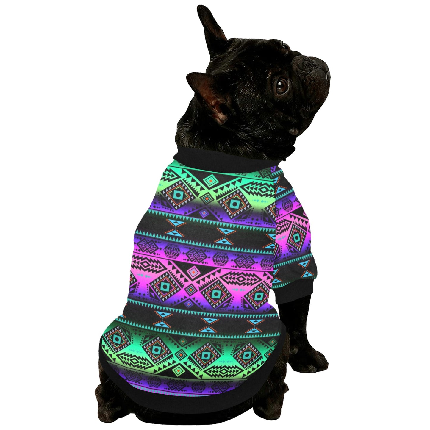 California Coast Sunrise Pet Dog Round Neck Shirt