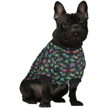 Load image into Gallery viewer, Berry Flowers Black Pet Dog Round Neck Shirt
