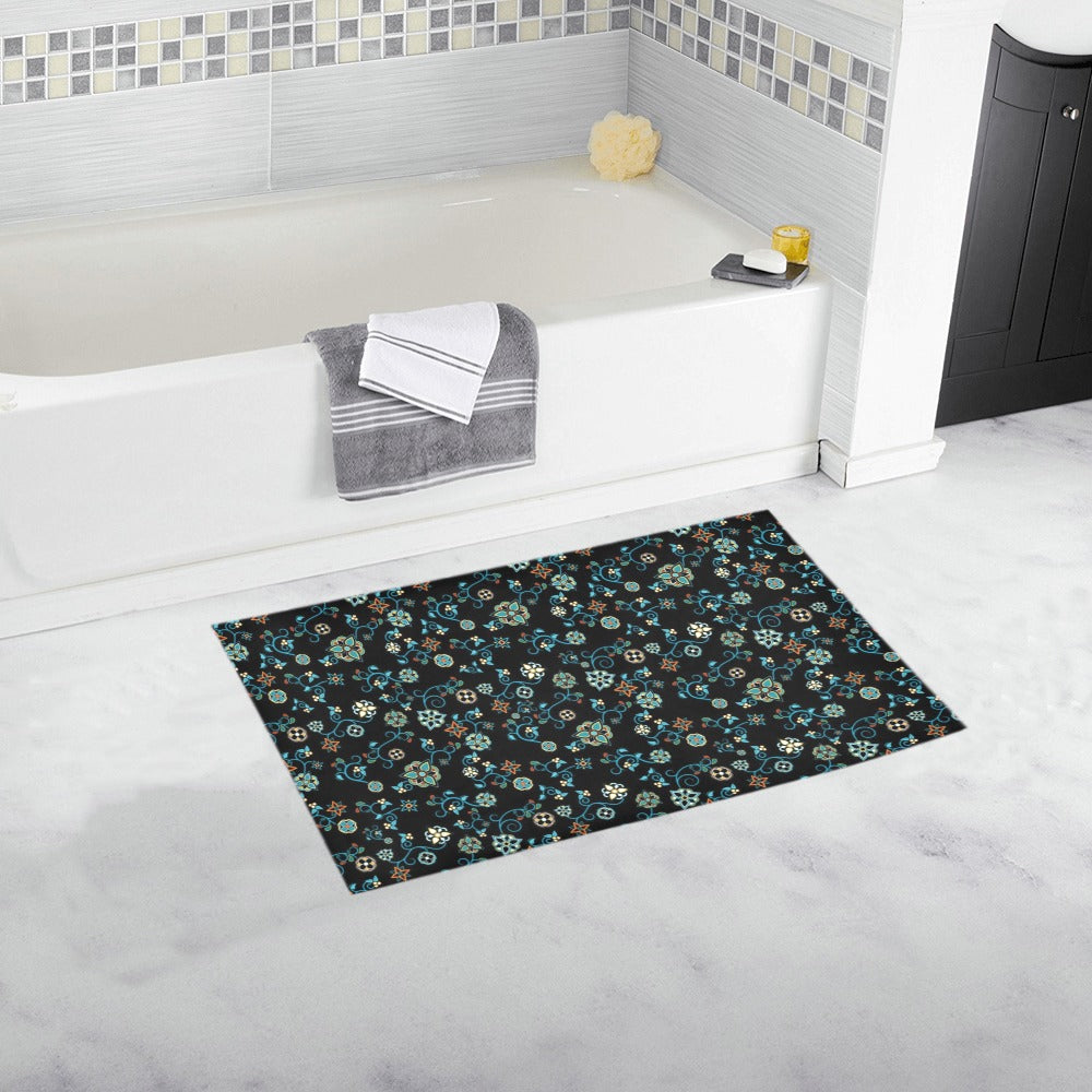 Ocean Bloom Bath Rug 16''x 28''