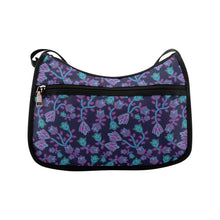 Load image into Gallery viewer, Beaded Blue Nouveau Crossbody Bags
