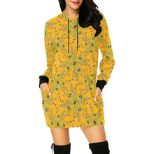 Load image into Gallery viewer, Willow Bee Sunshine Hoodie Dress
