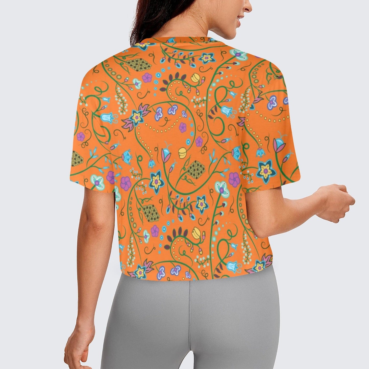 Fresh Fleur Carrot Crop Top