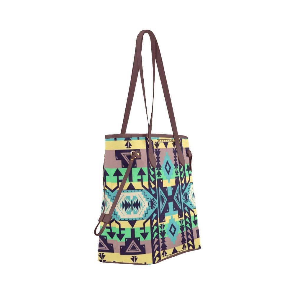Chiefs Mountain 100 Clover Canvas Tote Bag (Model 1661) Clover Canvas Tote Bag (1661) e-joyer 
