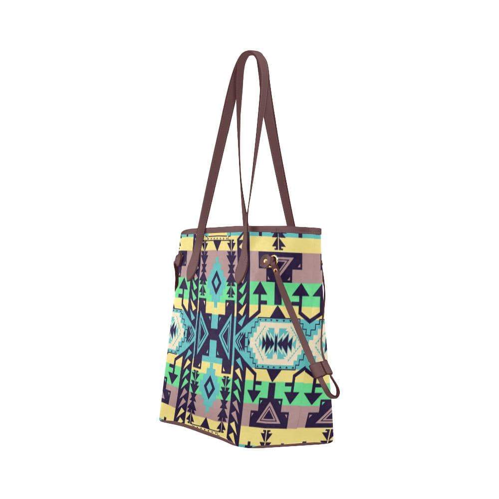 Chiefs Mountain 100 Clover Canvas Tote Bag (Model 1661) Clover Canvas Tote Bag (1661) e-joyer 
