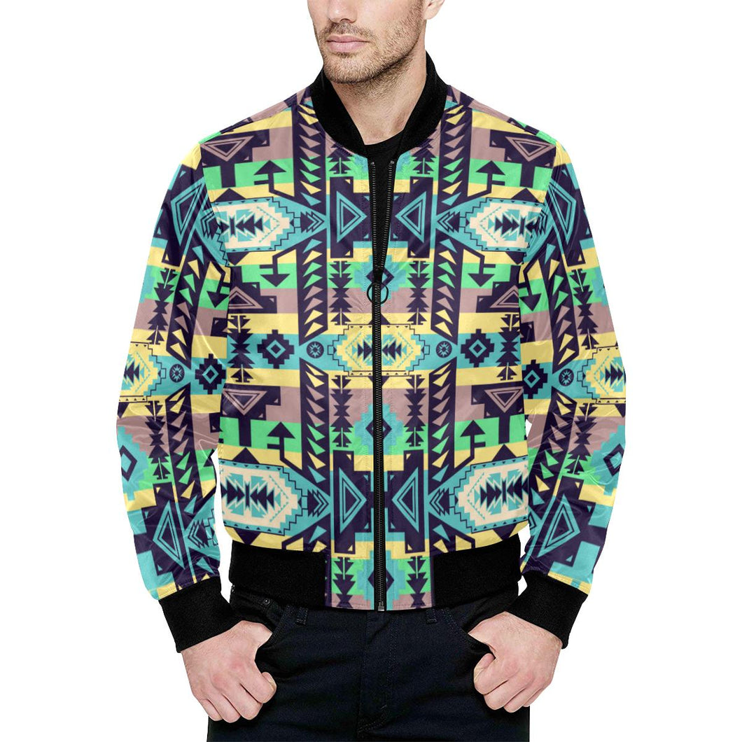 Chiefs Mountain 100 Unisex Heavy Bomber Jacket with Quilted Lining All Over Print Quilted Jacket for Men (H33) e-joyer 