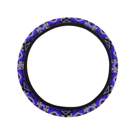 Chiefs Mountain Blue Ridge Steering Wheel Cover with Elastic Edge Steering Wheel Cover with Elastic Edge e-joyer 