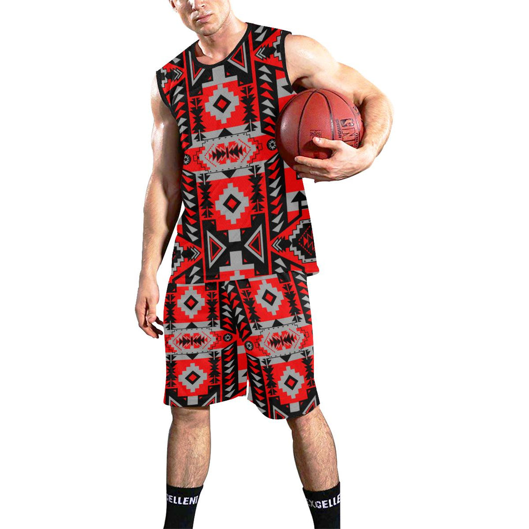 Chiefs Mountain Candy Sierra All Over Print Basketball Uniform Basketball Uniform e-joyer 