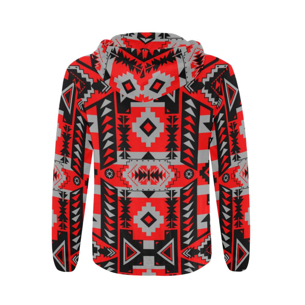 Chiefs Mountain Candy Sierra All Over Print Full Zip Hoodie for Men (Model H14) All Over Print Full Zip Hoodie for Men (H14) e-joyer 