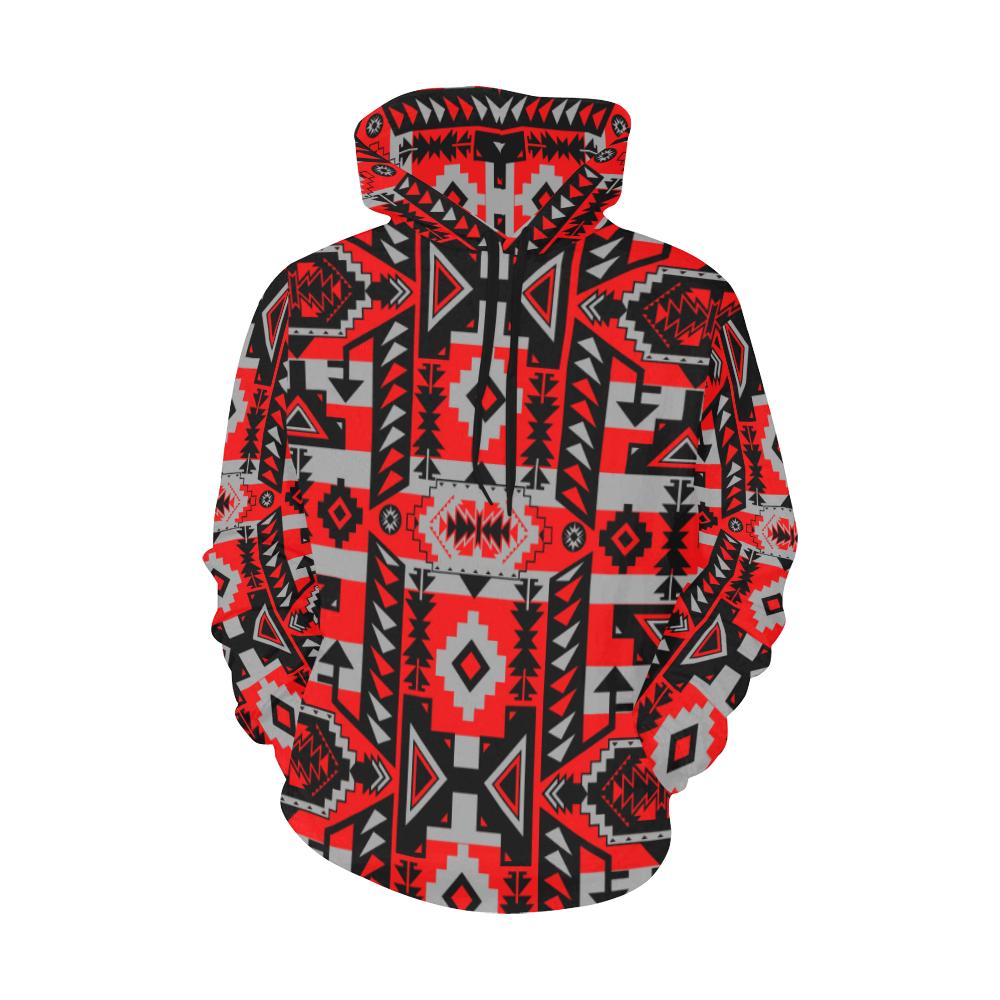 Chiefs Mountain Candy Sierra All Over Print Hoodie for Women (USA Size) (Model H13) All Over Print Hoodie for Women (H13) e-joyer 