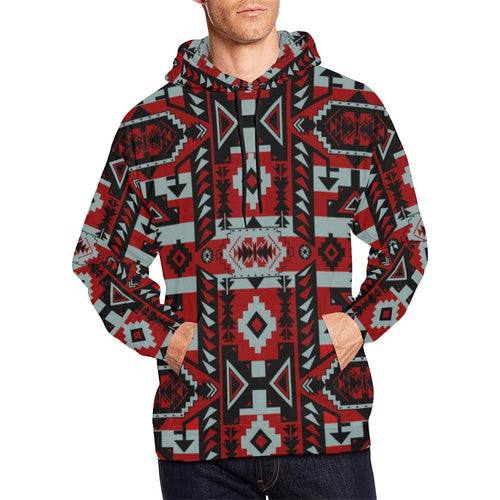 Chiefs Mountain Candy Sierra-Dark All Over Print Hoodie for Men (USA Size) (Model H13) All Over Print Hoodie for Men (H13) e-joyer 
