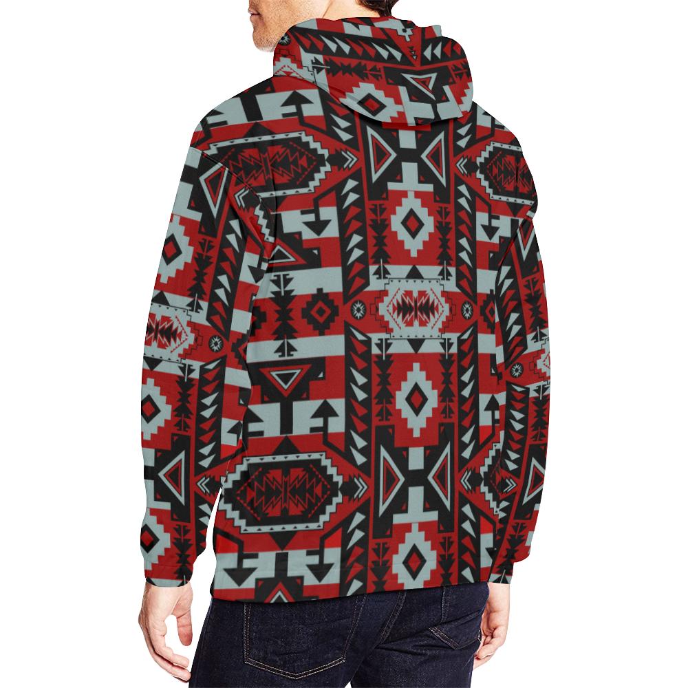 Chiefs Mountain Candy Sierra-Dark All Over Print Hoodie for Men (USA Size) (Model H13) All Over Print Hoodie for Men (H13) e-joyer 