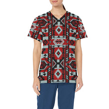 Load image into Gallery viewer, Chiefs Mountain Candy Sierra Dark All Over Print Scrub Top Scrub Top e-joyer 
