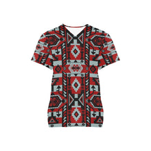 Load image into Gallery viewer, Chiefs Mountain Candy Sierra Dark All Over Print Scrub Top Scrub Top e-joyer 
