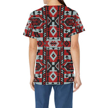 Load image into Gallery viewer, Chiefs Mountain Candy Sierra Dark All Over Print Scrub Top Scrub Top e-joyer 
