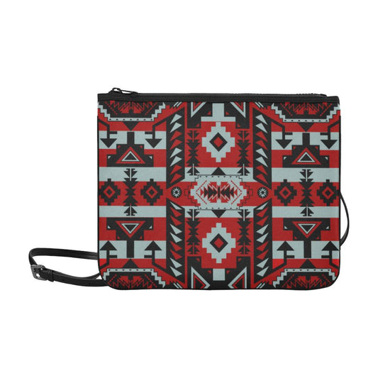 Chiefs Mountain Candy Sierra-Dark Slim Clutch Bag (Model 1668) Slim Clutch Bags (1668) e-joyer 