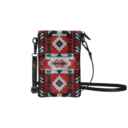 Chiefs Mountain Candy Sierra-Dark Small Cell Phone Purse (Model 1711) Small Cell Phone Purse (1711) e-joyer 