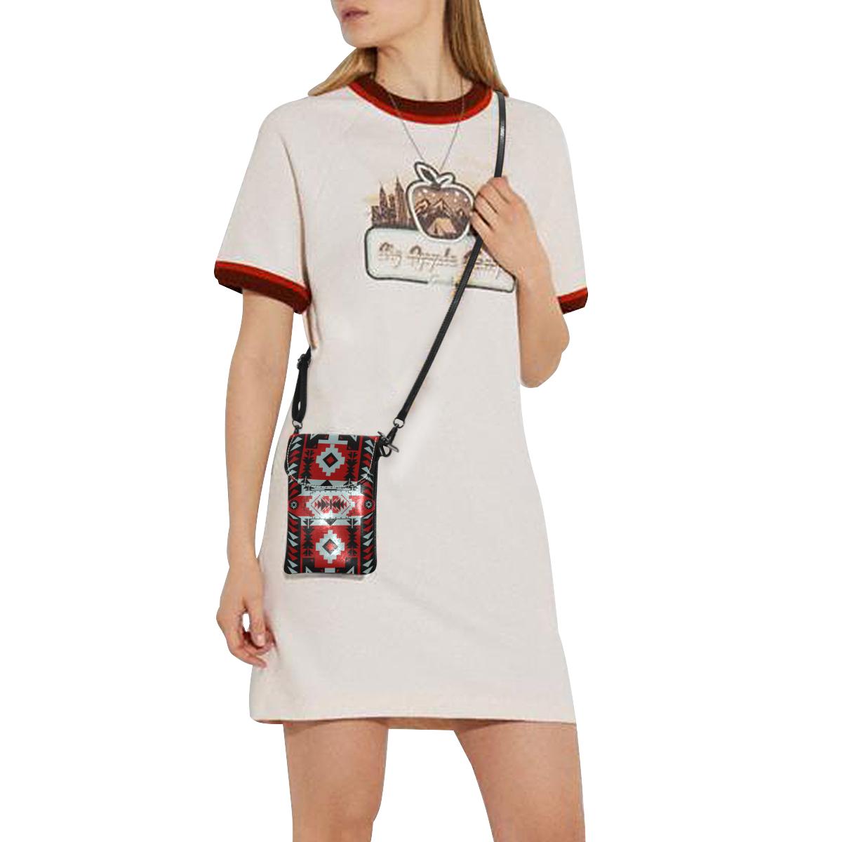 Chiefs Mountain Candy Sierra-Dark Small Cell Phone Purse (Model 1711) Small Cell Phone Purse (1711) e-joyer 