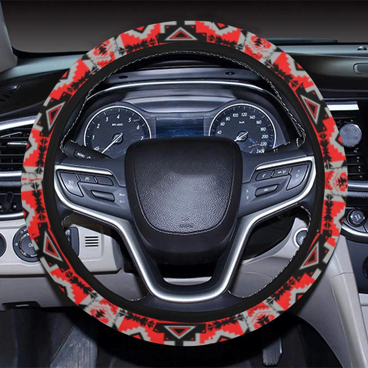 Chiefs Mountain Candy Sierra Steering Wheel Cover with Elastic Edge Steering Wheel Cover with Elastic Edge e-joyer 