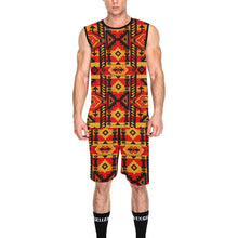 Load image into Gallery viewer, Chiefs Mountain Fire All Over Print Basketball Uniform Basketball Uniform e-joyer 
