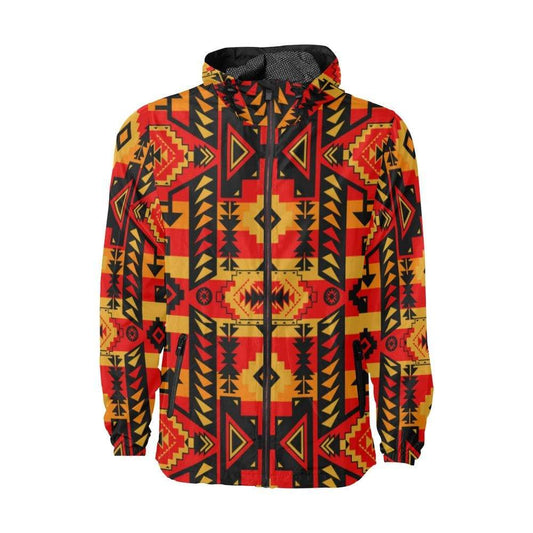 Chiefs Mountain Fire All Over Print Windbreaker for Unisex (Model H23) All Over Print Windbreaker for Men (H23) e-joyer 