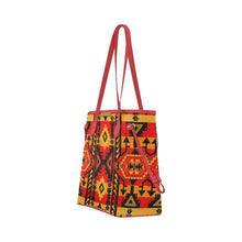 Load image into Gallery viewer, Chiefs Mountain Fire Clover Canvas Tote Bag (Model 1661) Clover Canvas Tote Bag (1661) e-joyer 
