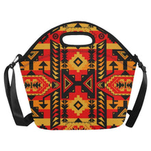 Load image into Gallery viewer, Chiefs Mountain Fire Neoprene Lunch Bag/Large (Model 1669) Neoprene Lunch Bag/Large (1669) e-joyer 
