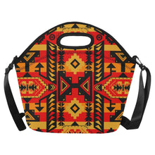 Load image into Gallery viewer, Chiefs Mountain Fire Neoprene Lunch Bag/Large (Model 1669) Neoprene Lunch Bag/Large (1669) e-joyer 
