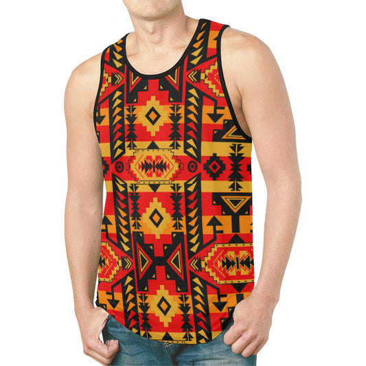 Chiefs Mountain Fire New All Over Print Tank Top for Men (Model T46) New All Over Print Tank Top for Men (T46) e-joyer 