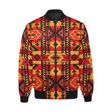 Load image into Gallery viewer, Chiefs Mountain Fire Unisex Heavy Bomber Jacket with Quilted Lining All Over Print Quilted Jacket for Men (H33) e-joyer 
