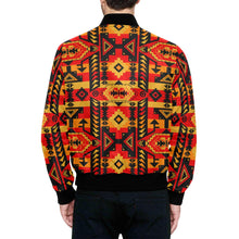 Load image into Gallery viewer, Chiefs Mountain Fire Unisex Heavy Bomber Jacket with Quilted Lining All Over Print Quilted Jacket for Men (H33) e-joyer 
