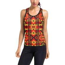 Load image into Gallery viewer, Chiefs Mountain Fire Women&#39;s Racerback Tank Top (Model T60) Racerback Tank Top (T60) e-joyer 
