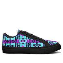 Load image into Gallery viewer, Chiefs Mountain Moon Shadow Aapisi Low Top Canvas Shoes Black Sole 49 Dzine 
