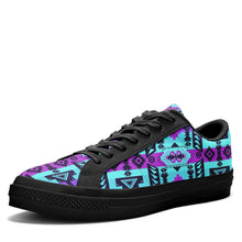 Load image into Gallery viewer, Chiefs Mountain Moon Shadow Aapisi Low Top Canvas Shoes Black Sole 49 Dzine 
