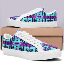 Load image into Gallery viewer, Chiefs Mountain Moon Shadow Aapisi Low Top Canvas Shoes White Sole 49 Dzine 
